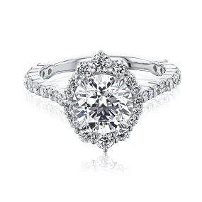 Alexa One of a Kind Halo Diamond Ring