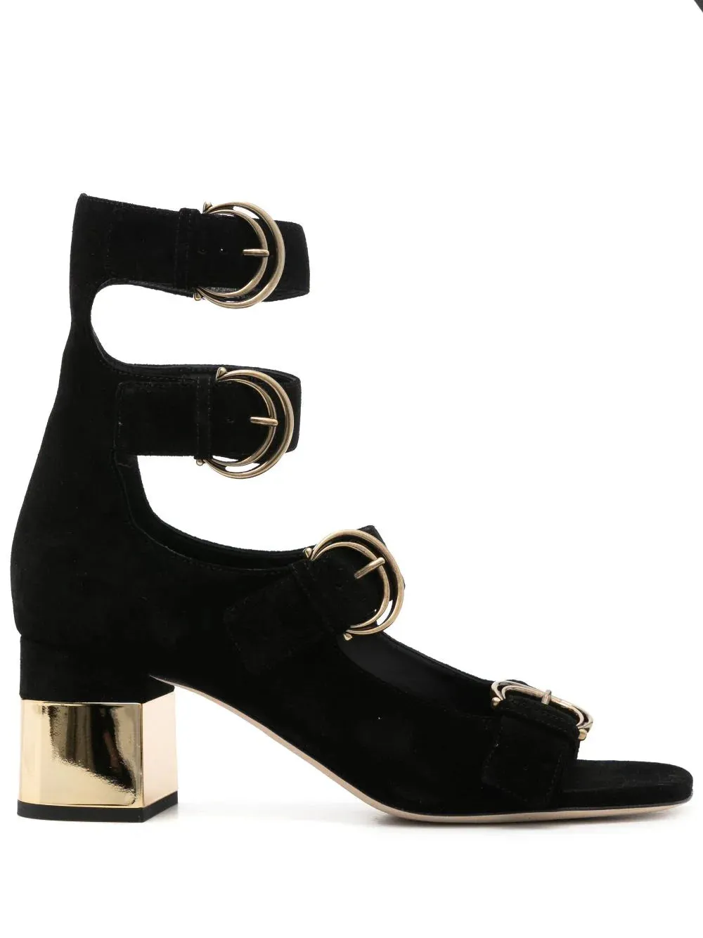 Alizè Heeled Sandal in Black