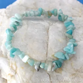 Amazonite Healing Crystal Energy Bracelet Blessed & Energized