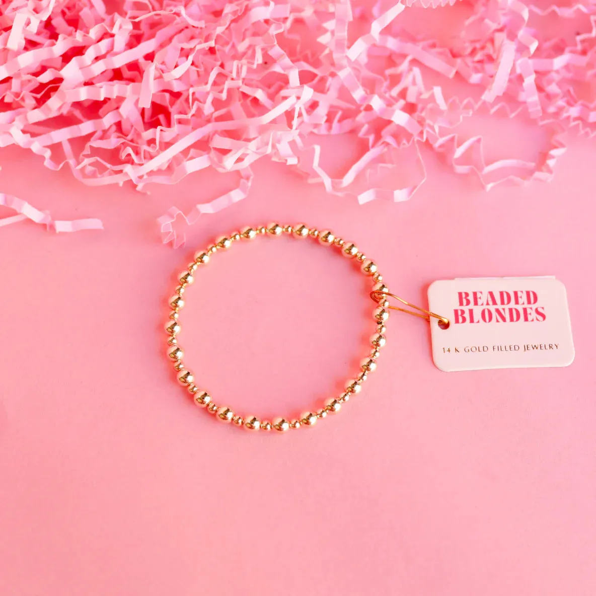 Beaded Blondes | Katy Bracelet in Gold