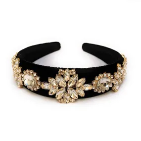 Bella Jeweled Headband (White)