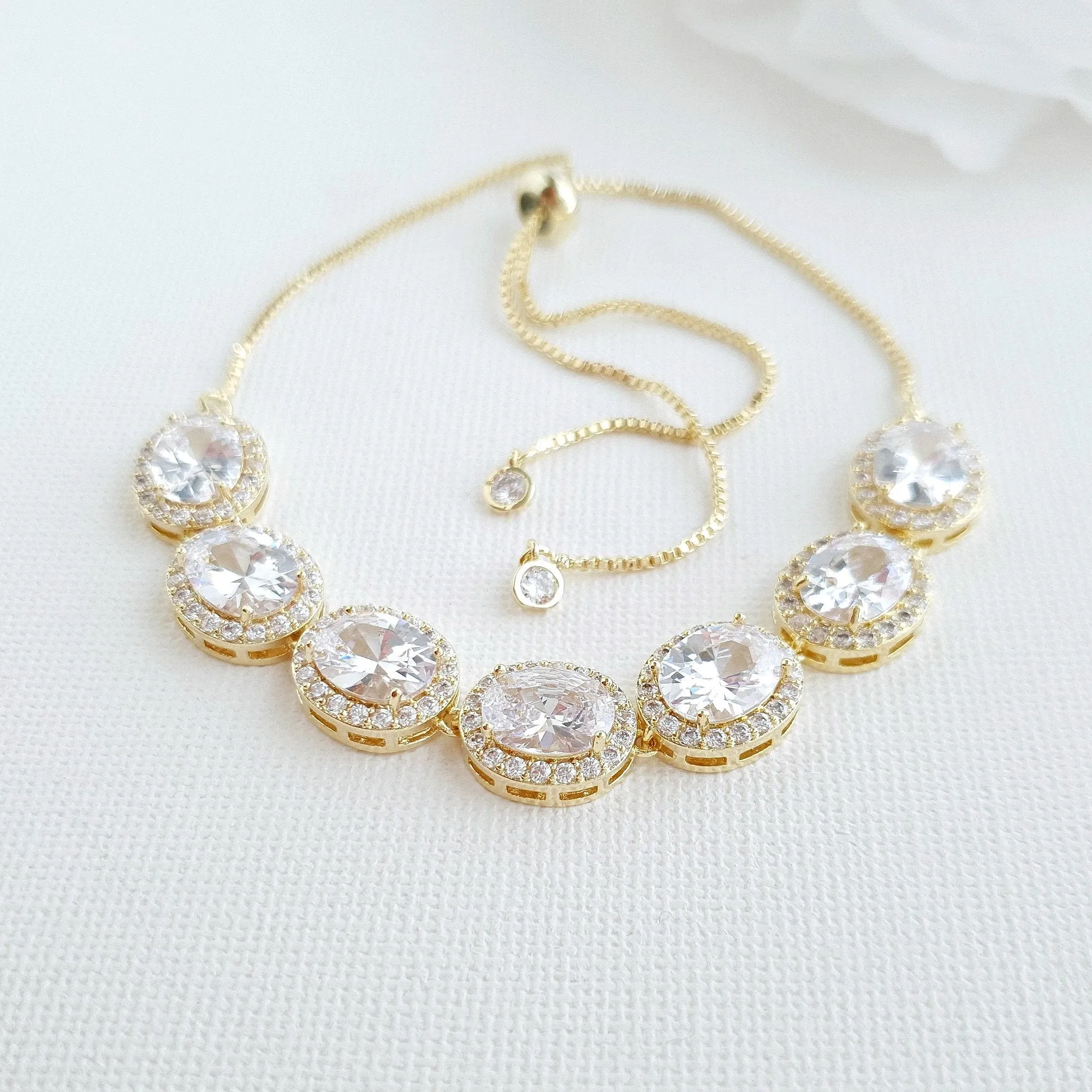 Bracelet for Brides in Rose Gold- Emily