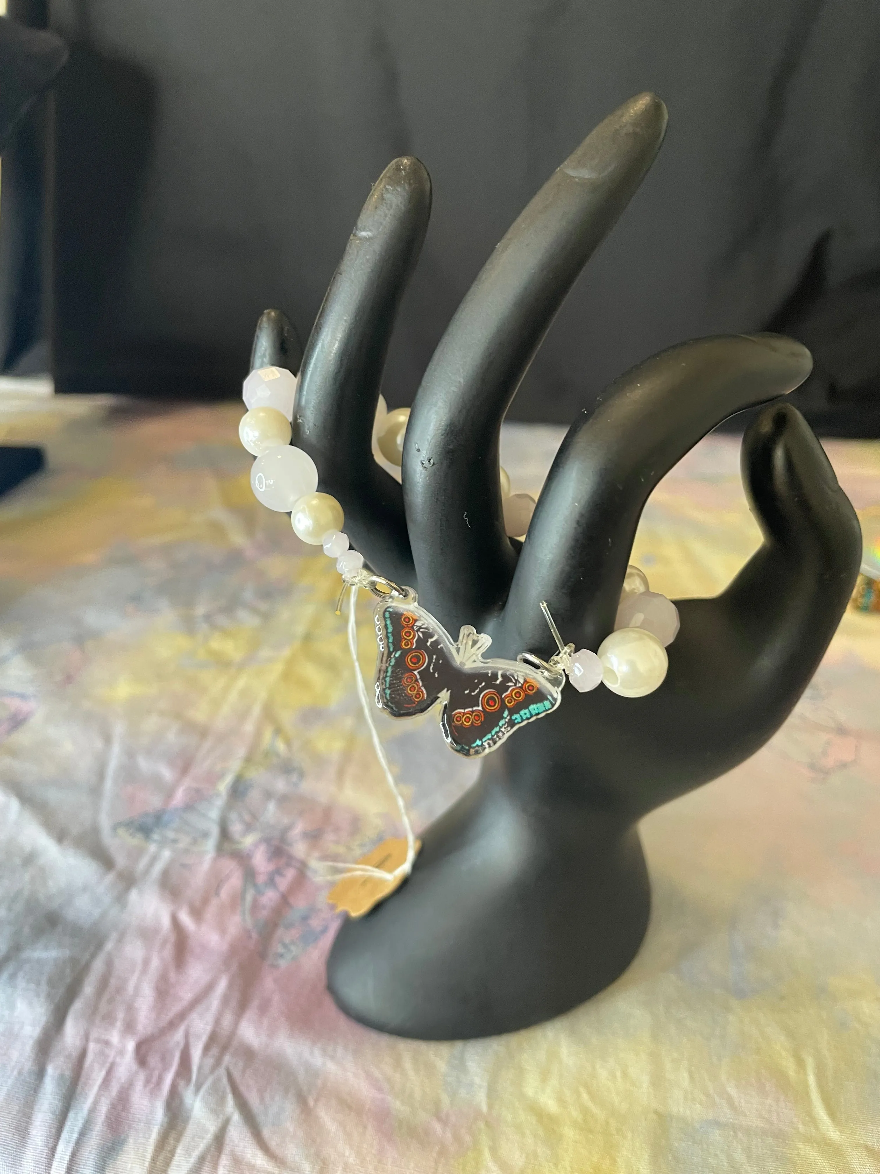 Butterfly Pearl Bracelet