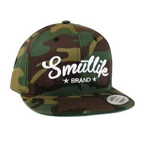 Camo Tri-Star Snapback Baseball Hat | Smutlife Brand