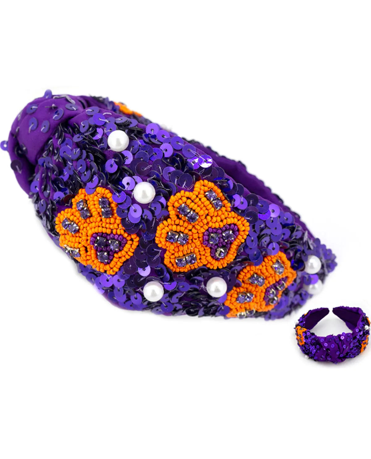 Clemson Paw Headband