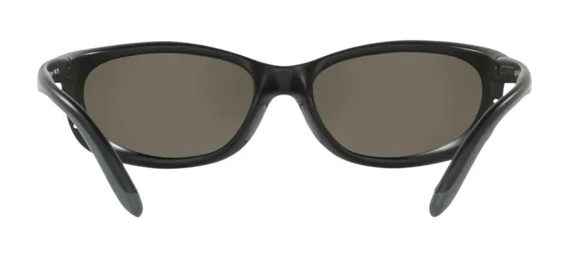 Costa Del Mar Mens Fathom Matte Black Frame - Blue Mirror 580 Glass Lens - Polarized Sunglasses