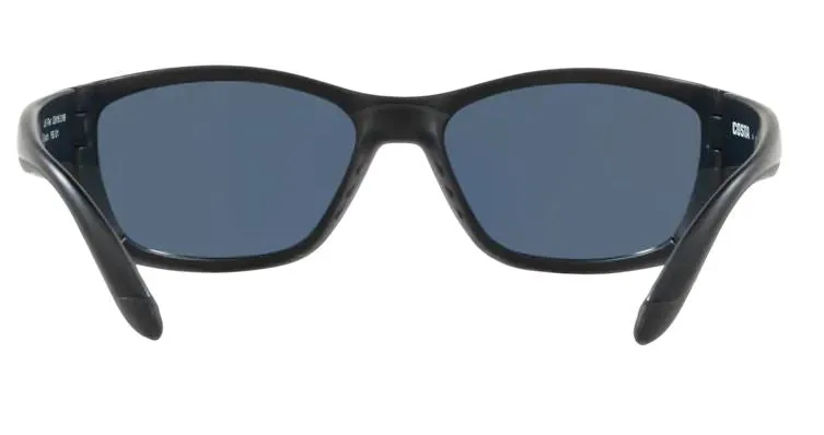 Costa Del Mar Mens Fisch Blackout Frame - Blue Mirror 580 Plastic Lens - Polarized Sunglasses