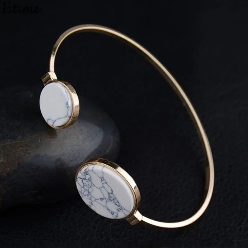 Cracked marble bracelet