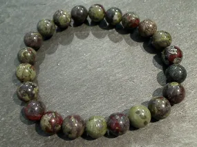 Dragon Blood Jasper 8MM Stretch Bracelet