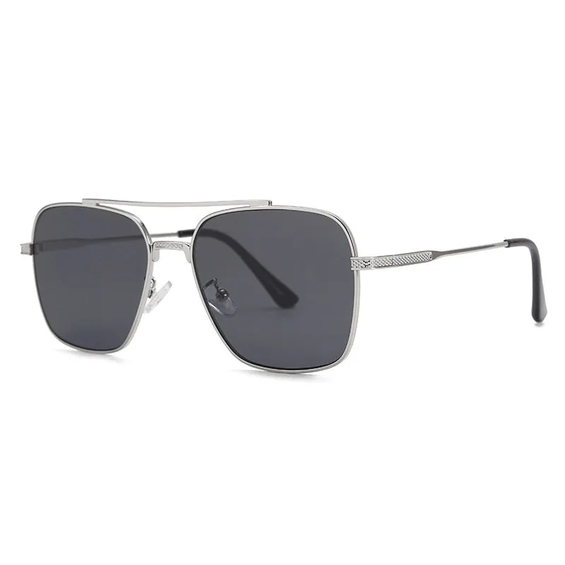 Fashion Flight Seven 007 Rock Style Gradient Pilot Sunglasses For Men