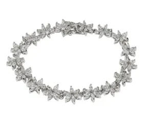 Fiorella Floral Cubic Zirconia Bracelet