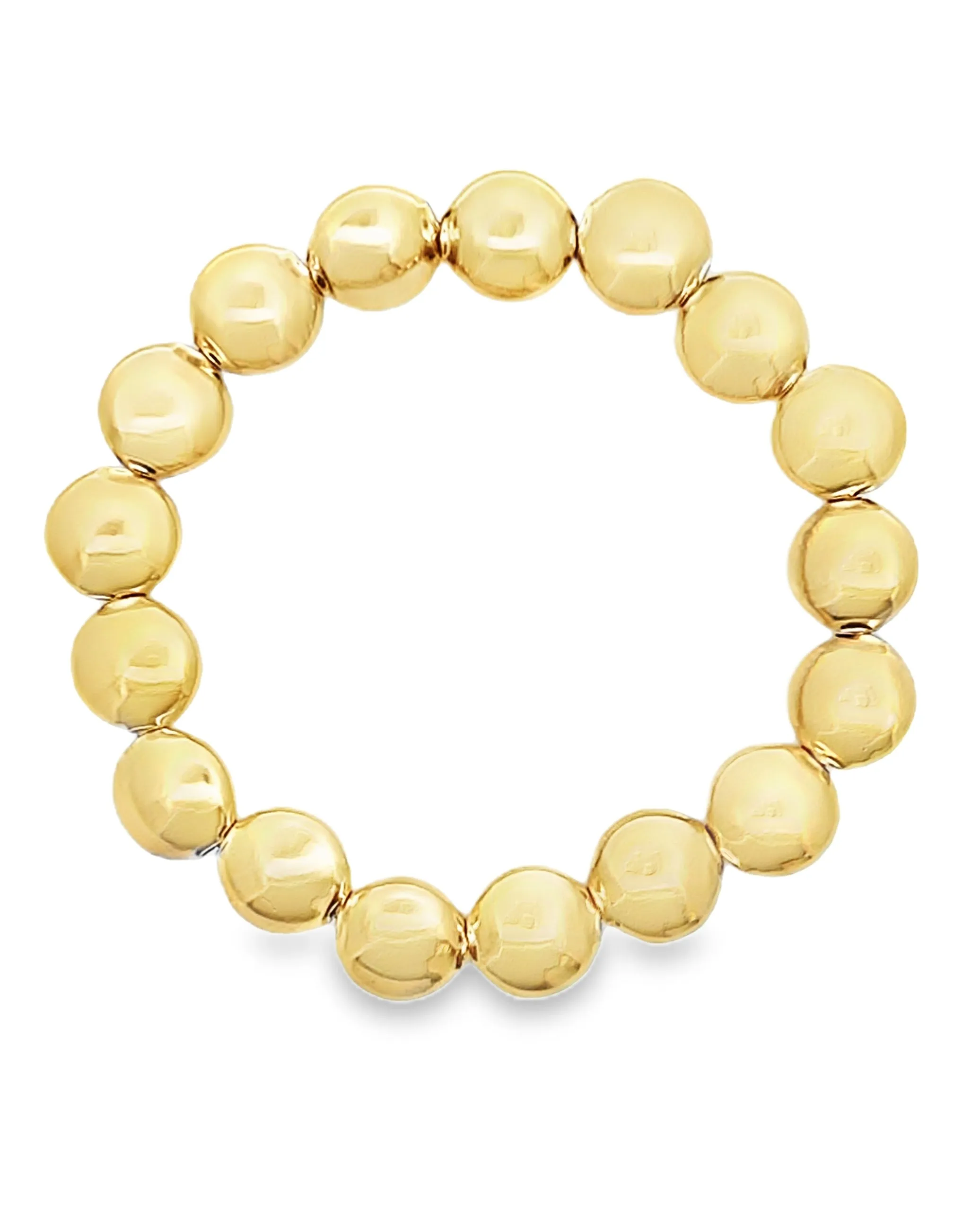 Gold Filled Flat Disc Bracelet