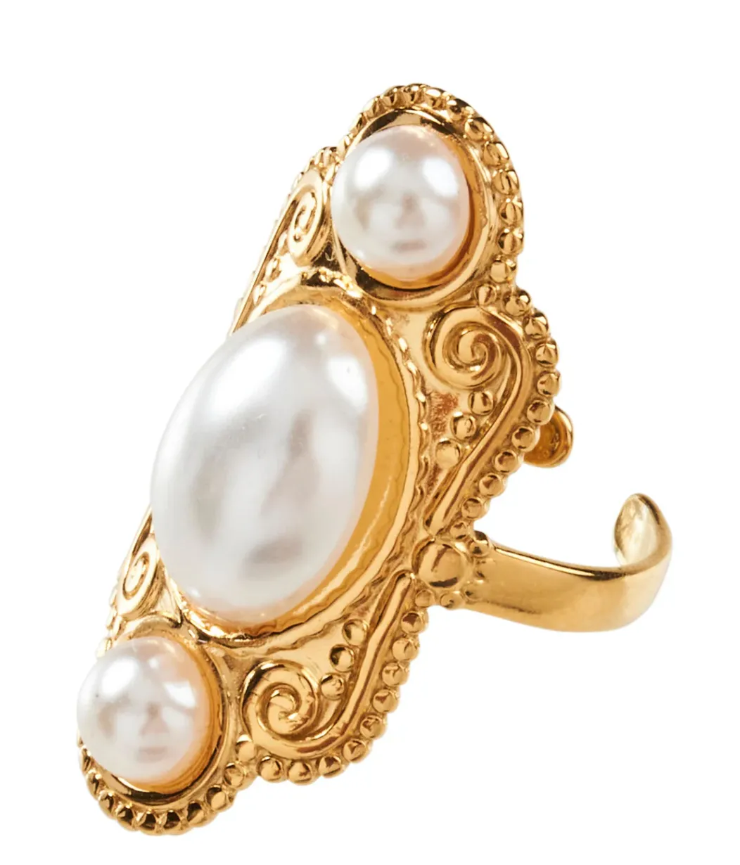 Heritage Ring - Pearl Cluster