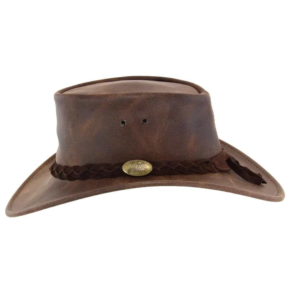 Jacaru Hats Explorer - Stonewash Brown