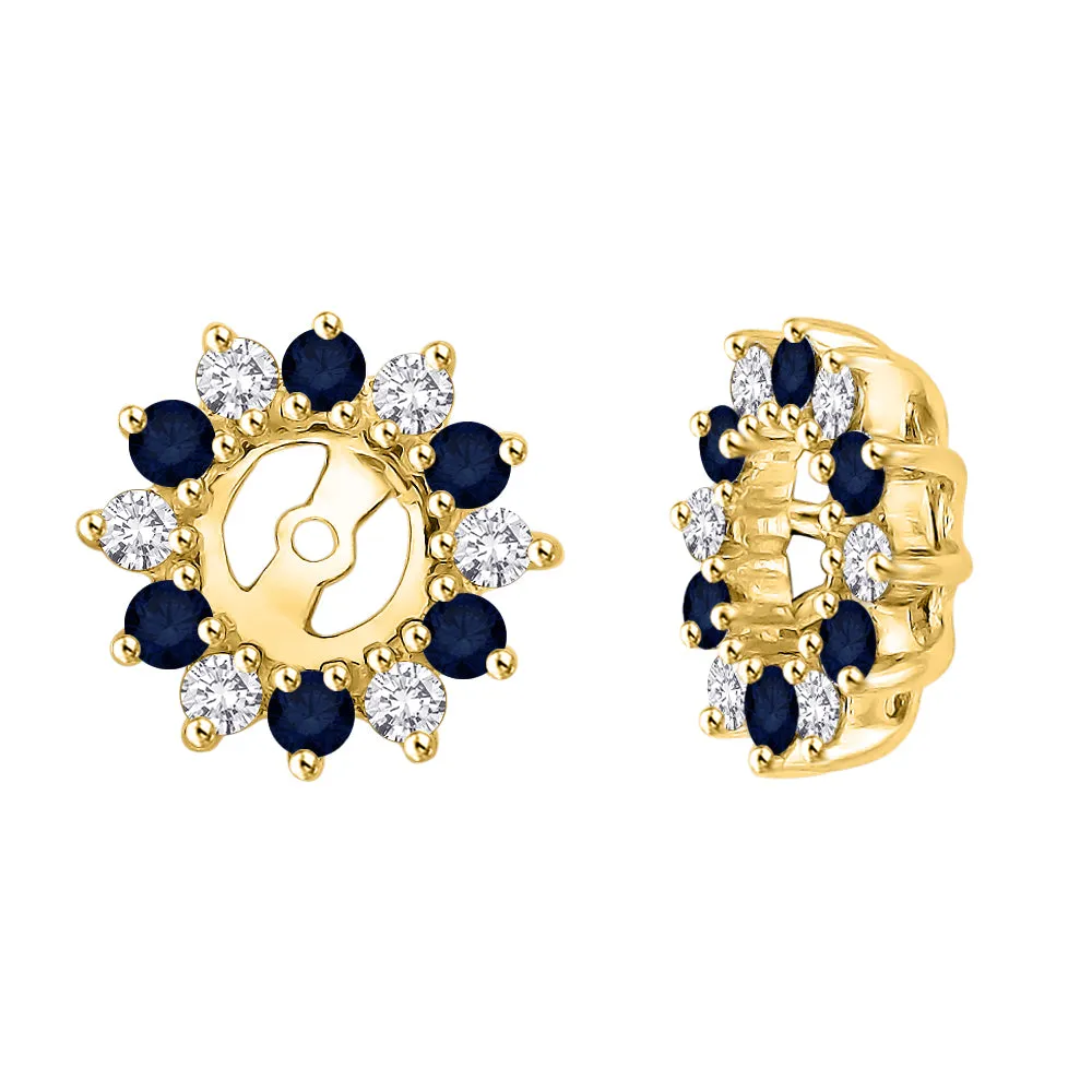 KATARINA Diamond and Gemstone Earring Jackets (5/8 cttw JK, I2/I3)