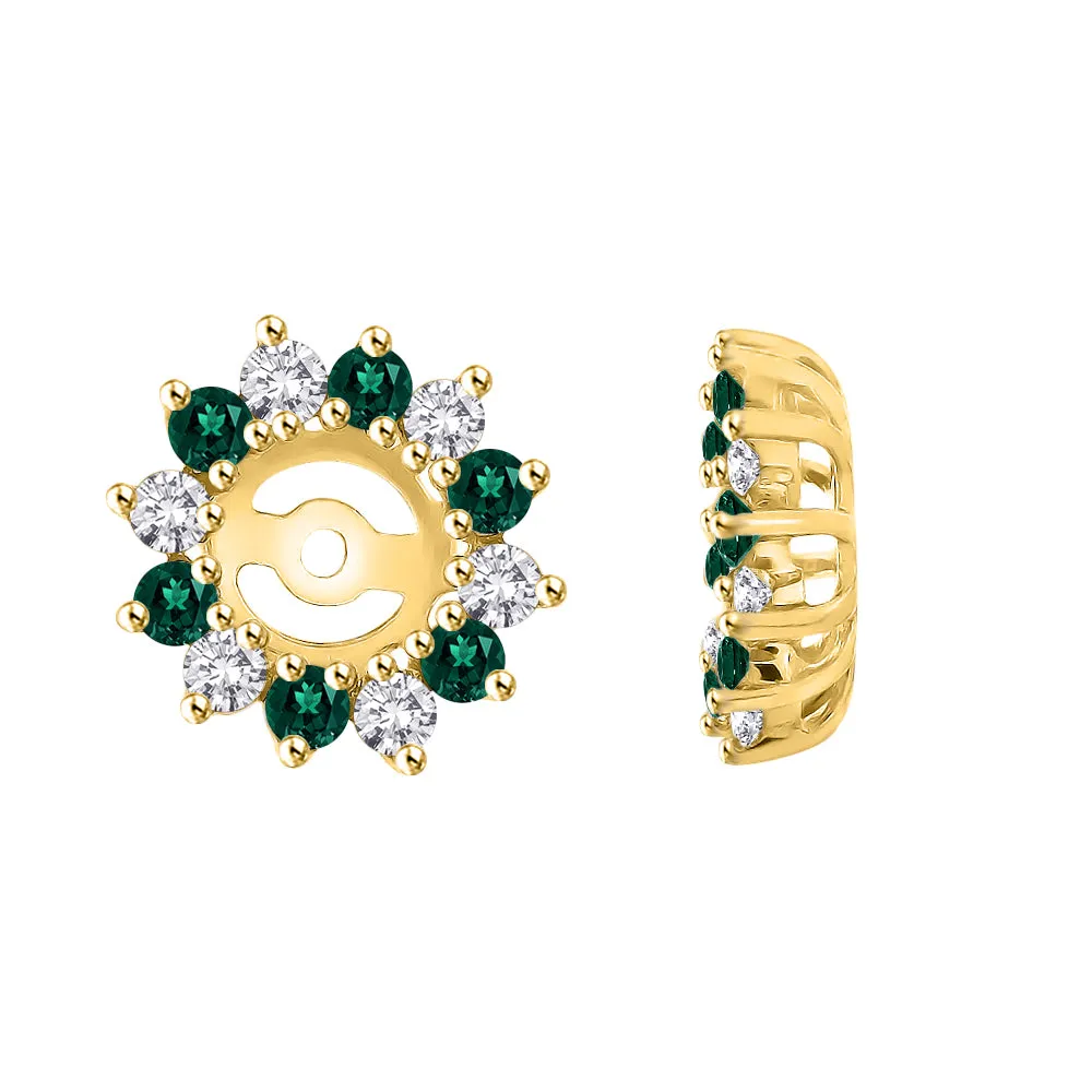 KATARINA Diamond and Gemstone Earring Jackets (5/8 cttw JK, I2/I3)