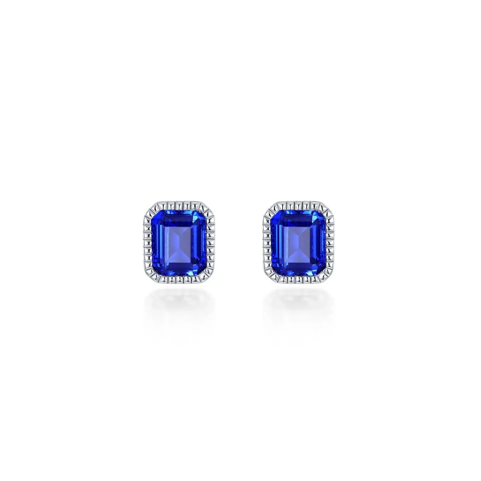 Lafonn September Birthstone Solitaire Stud Earrings BE008SAP00