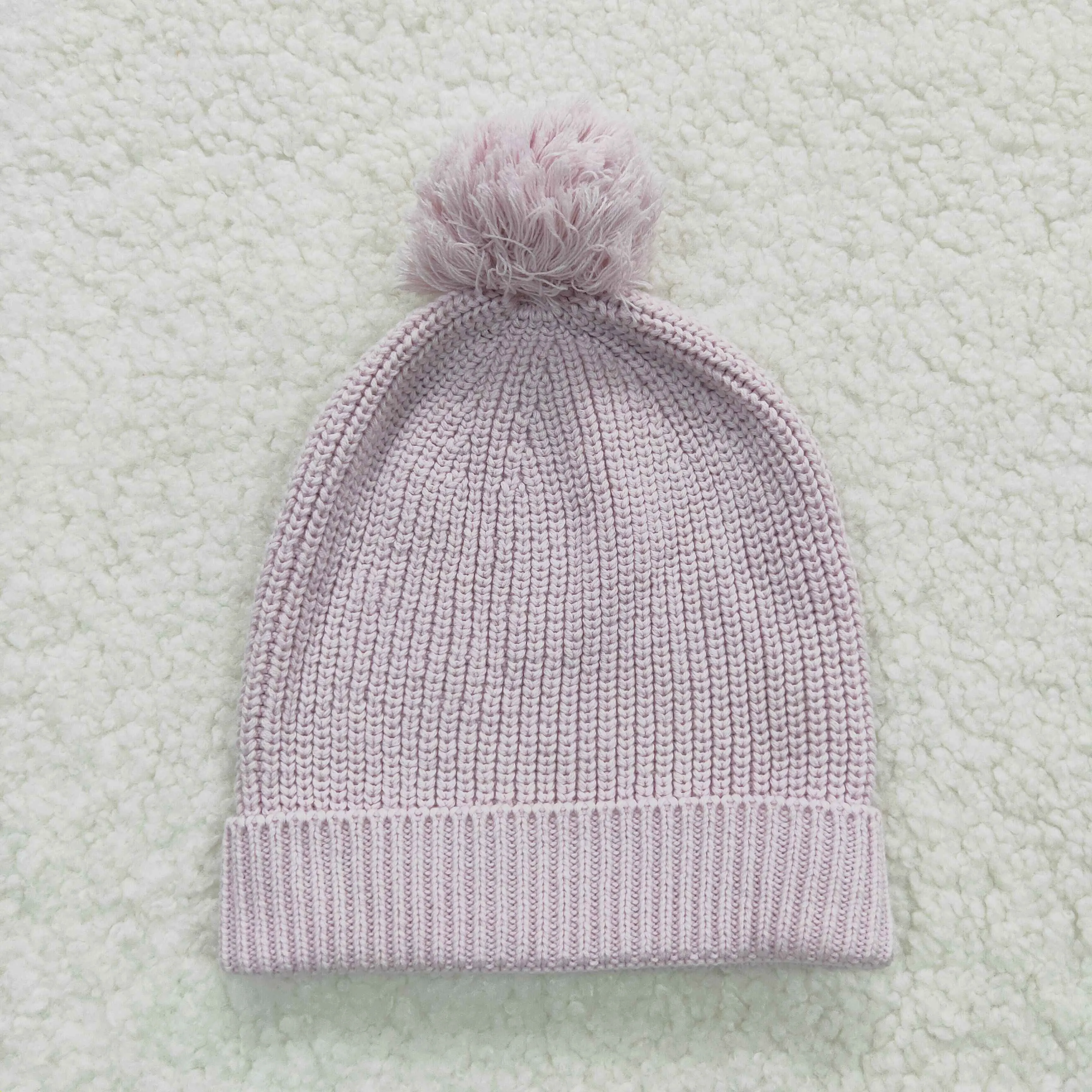 light purple coloured woollen hat HA0006