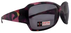 Lourdes, High-End Line Bifocal (Clear On Top) Reading Sunglasses for Women  Readers Sunglasses ( Purple, Pink with black) NY Fifth Avenue