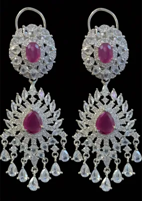 Manahil earrings -  Ruby DER7( Ships in 4 WEEKS  )