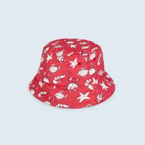 Mayoral Red Crab Sun Hat