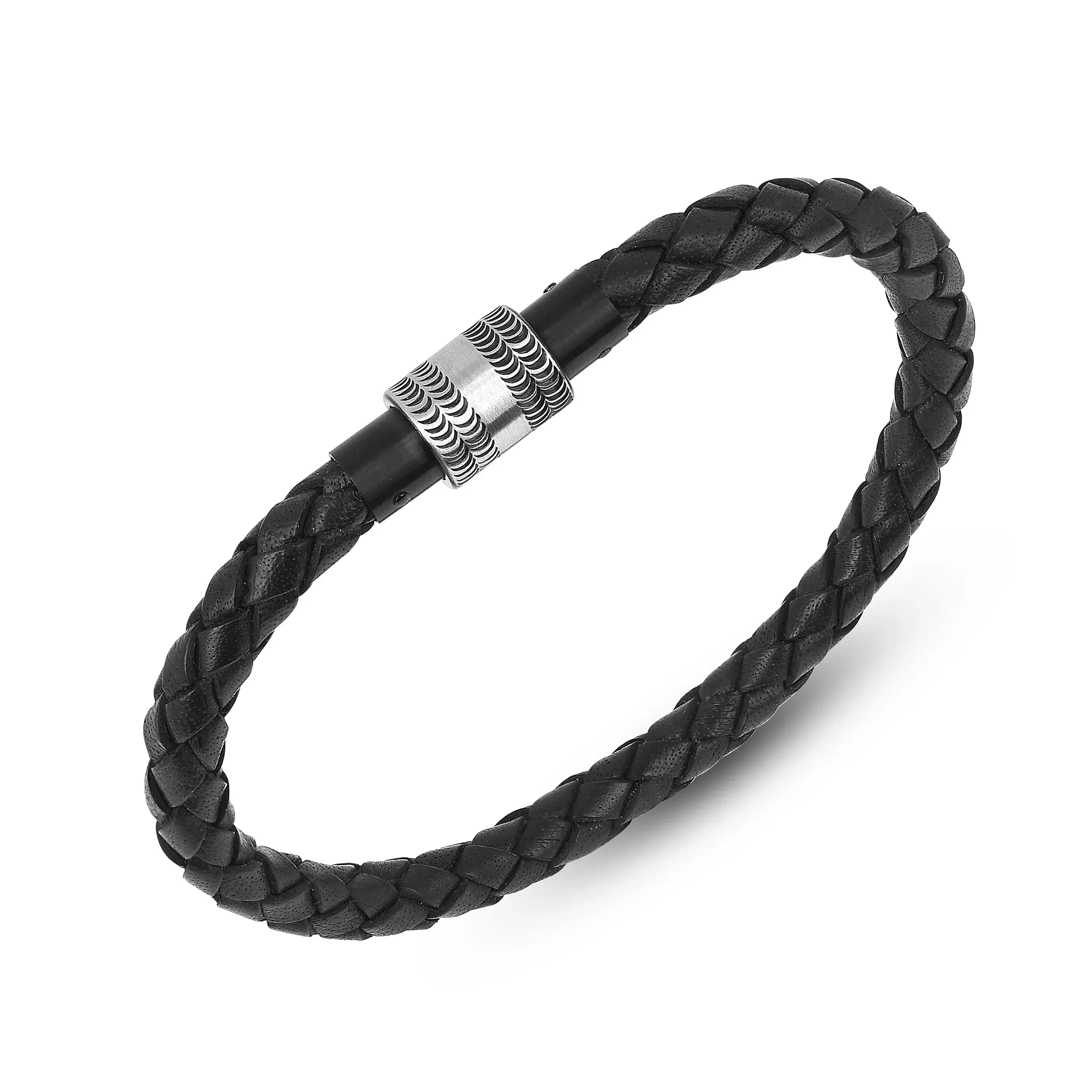 Mens Black Rope Bracelet