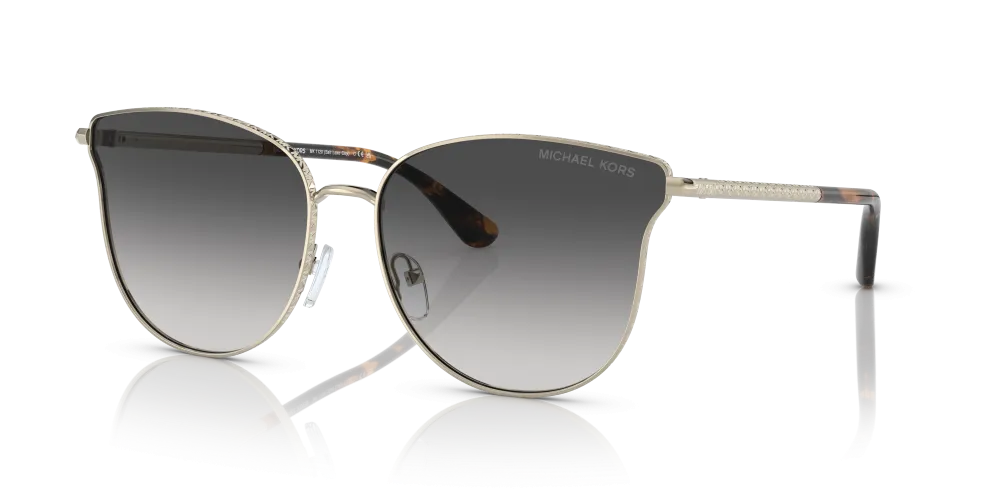 Michael Kors Salt Lake City Non-Polarized Sunglasses - Light Gold/Dark Gray Gradient