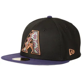 MLB Arizona Diamondbacks New Era Two-Tone Cooperstown Snakeskin 59FIFTY Fitted Hat