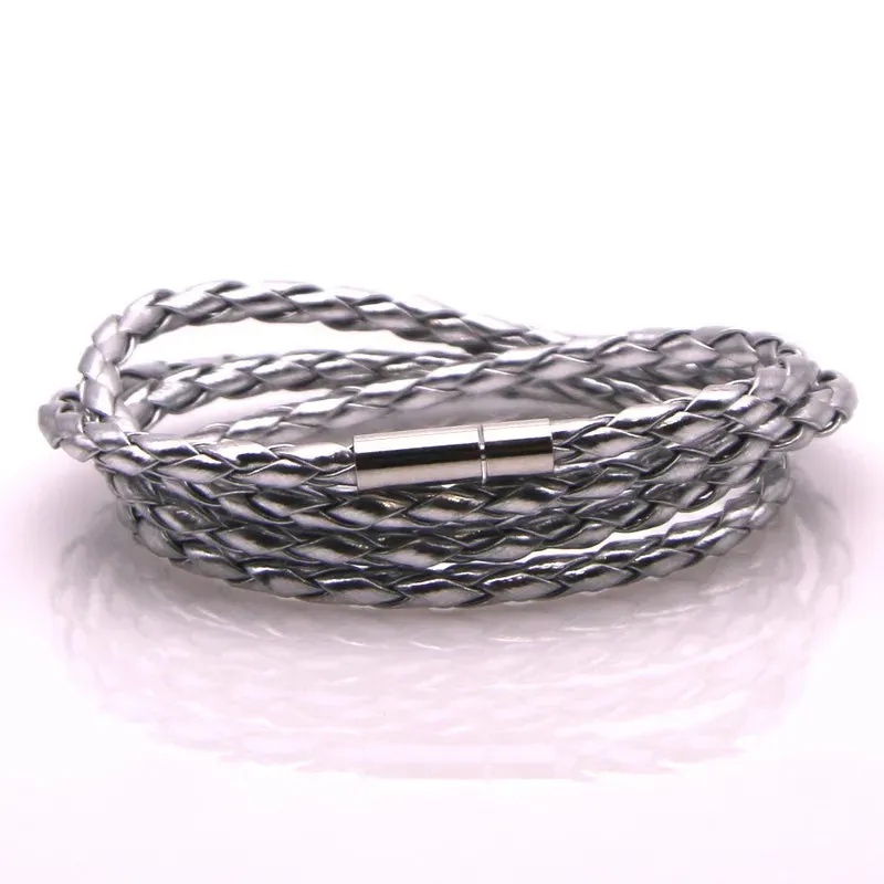 New 32 Style! 2023 Latest Popular Leather Bracelet For Men Charm Vintage Black White Bracelet Braided Bracelet Jewelry