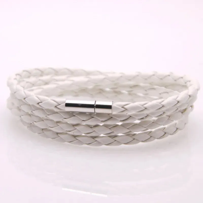 New 32 Style! 2023 Latest Popular Leather Bracelet For Men Charm Vintage Black White Bracelet Braided Bracelet Jewelry