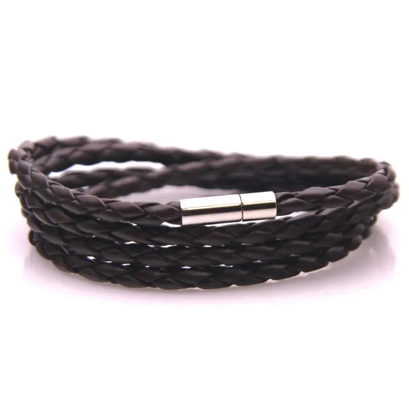 New 32 Style! 2023 Latest Popular Leather Bracelet For Men Charm Vintage Black White Bracelet Braided Bracelet Jewelry