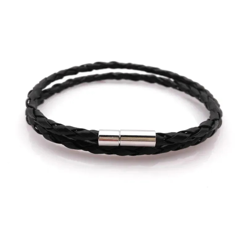 New 32 Style! 2023 Latest Popular Leather Bracelet For Men Charm Vintage Black White Bracelet Braided Bracelet Jewelry