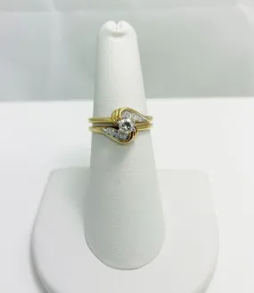 New! Pair of Natural Diamond 14k Engagement Rings!