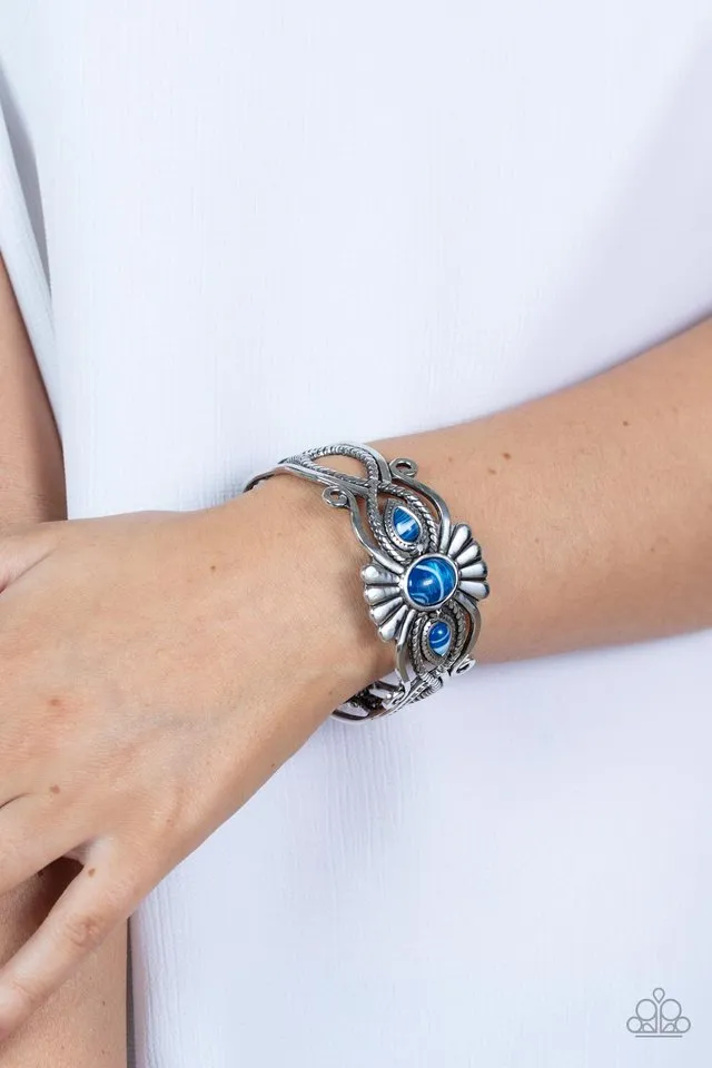 Paparazzi Bracelet ~ Rural Rumination - Blue