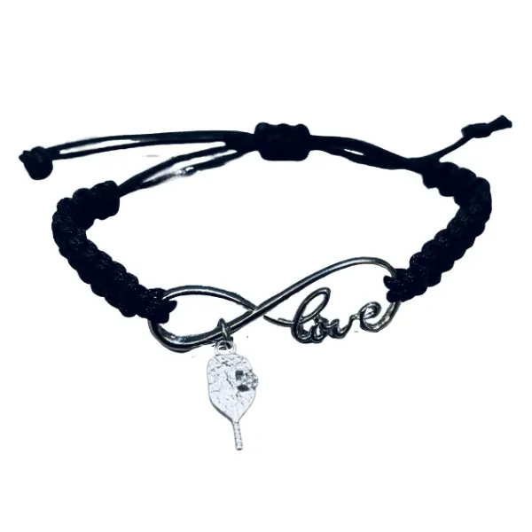 Pickleball Love Infinity Rope Bracelet