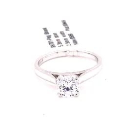 Platinum/Gold Round Diamond Solitaire Ring (Piece by Piece™)