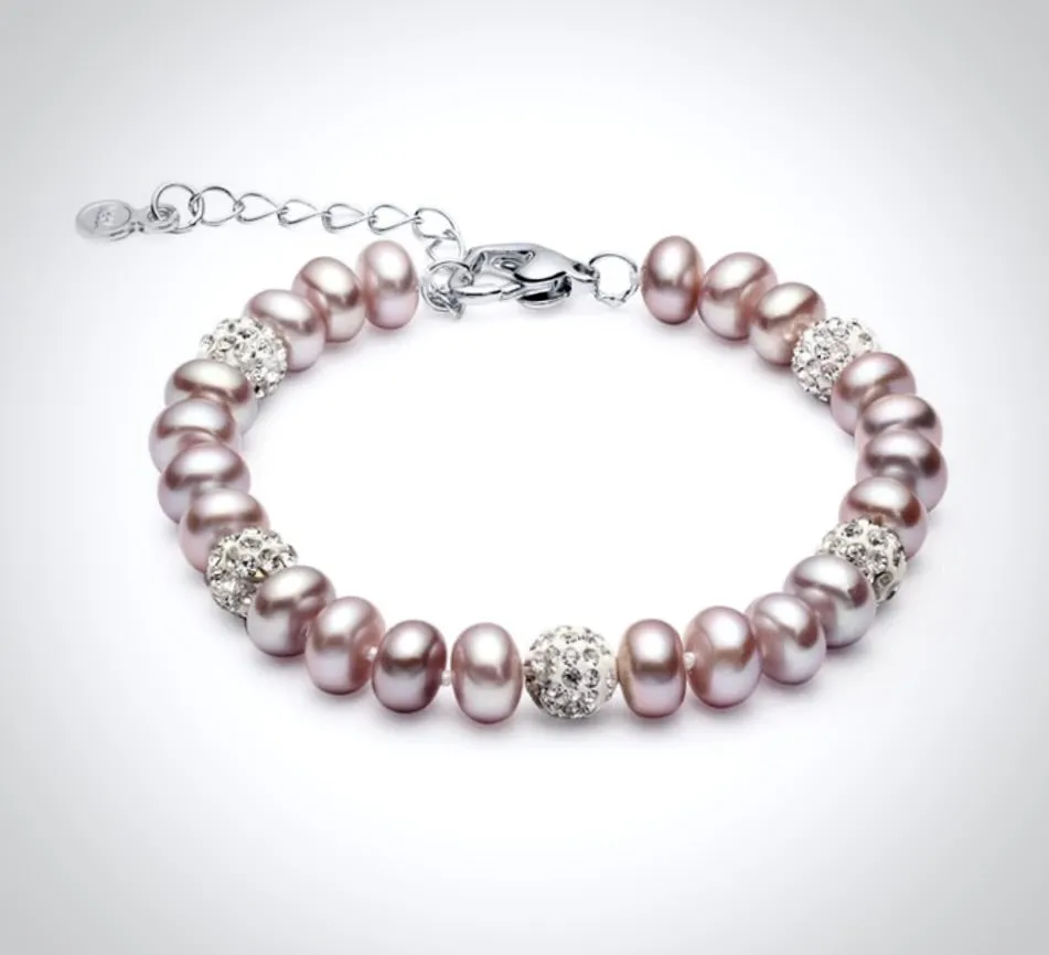 "Kirsten" - Natural Pearl Bridal Bracelet - More Colors