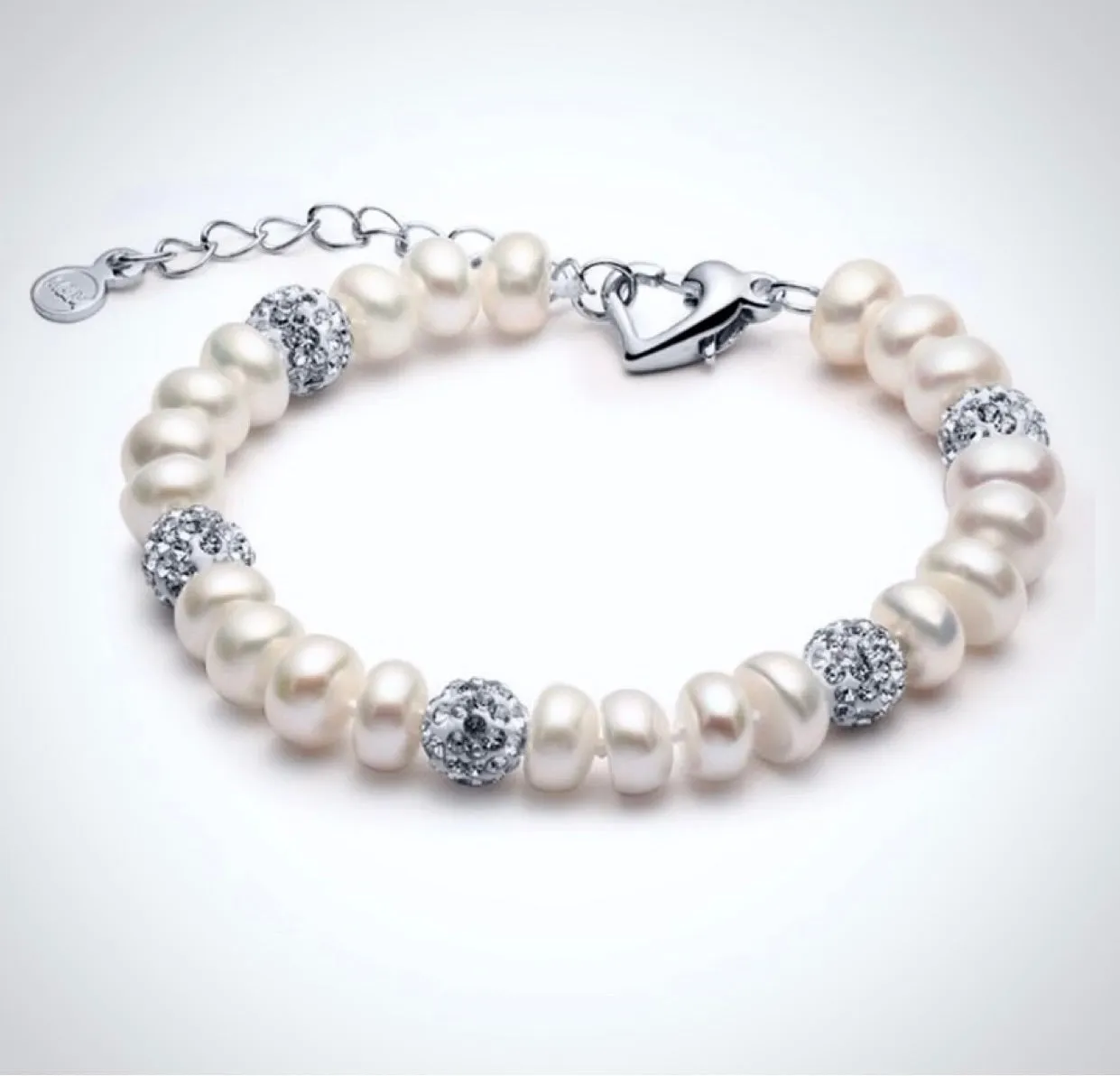 "Kirsten" - Natural Pearl Bridal Bracelet - More Colors