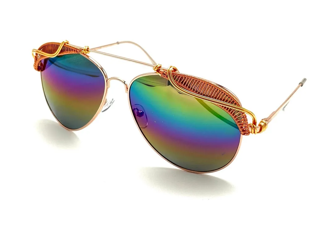 Rainbow Aviator w Copper