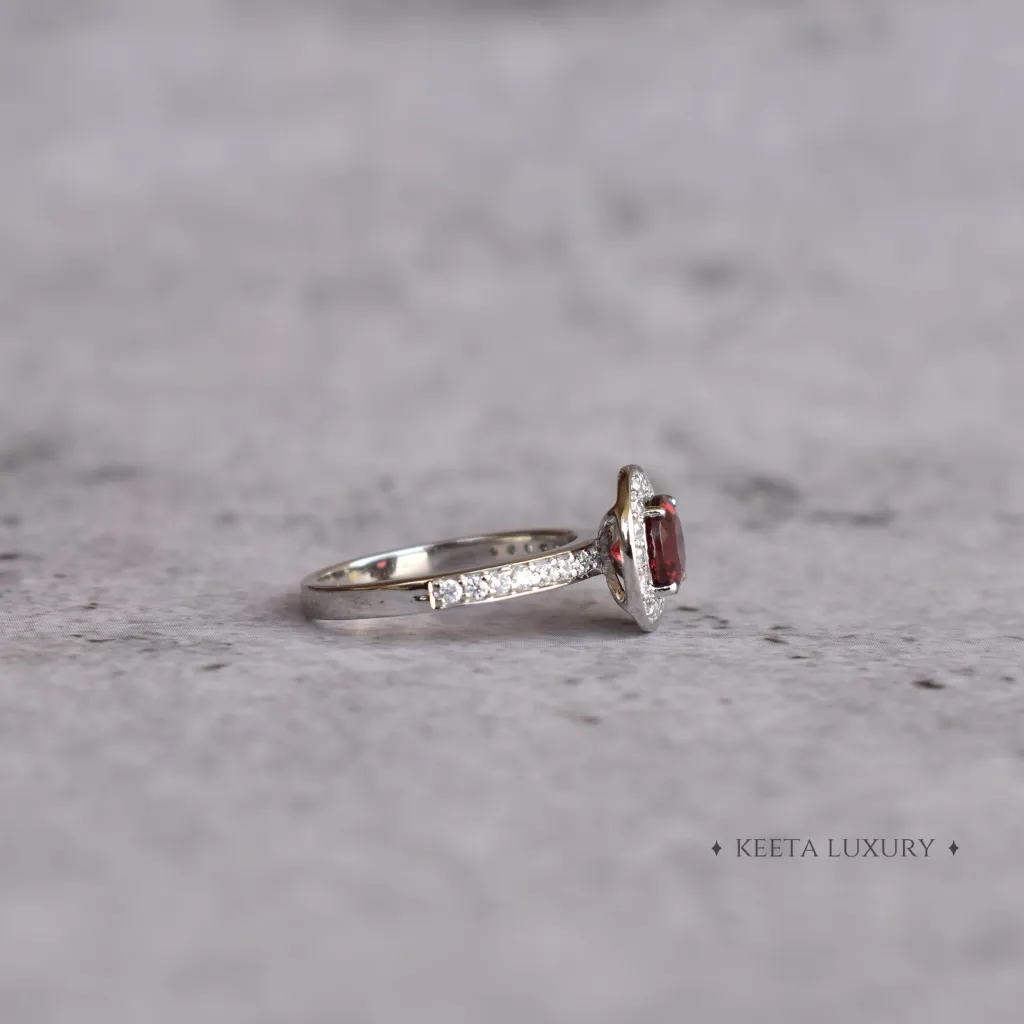 Red Secret - Garnet Ring