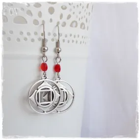 Root Chakra Earrings