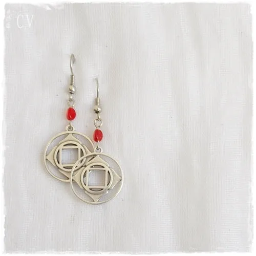 Root Chakra Earrings