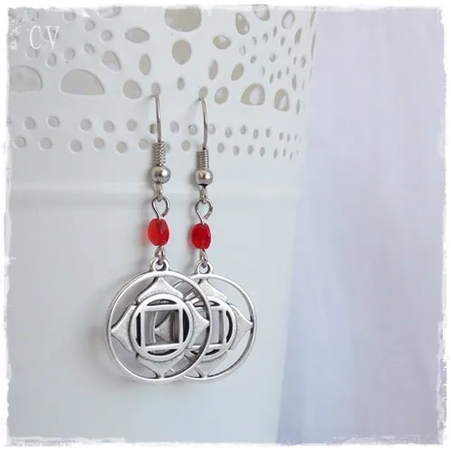 Root Chakra Earrings