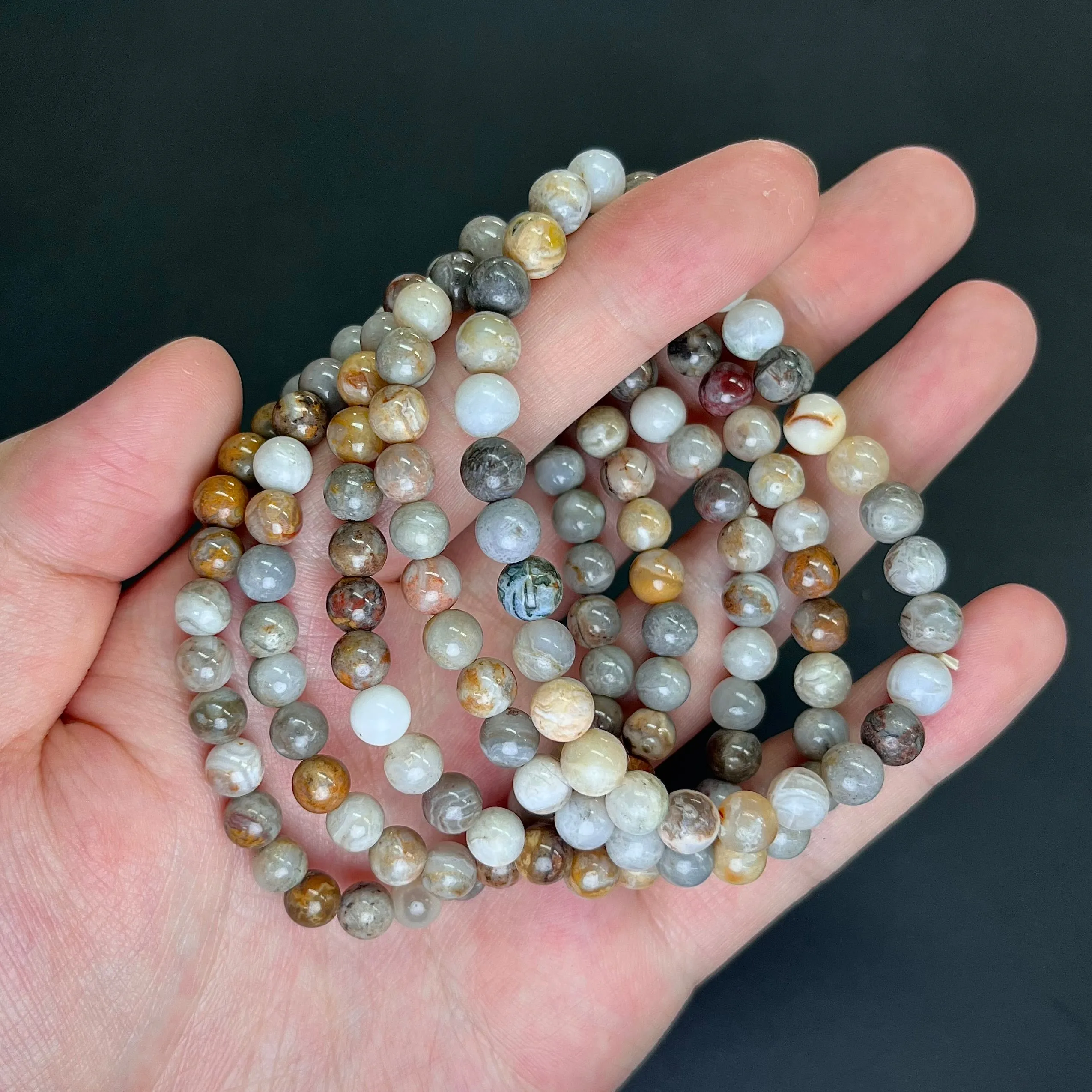 Round Bead Bracelets 6mm