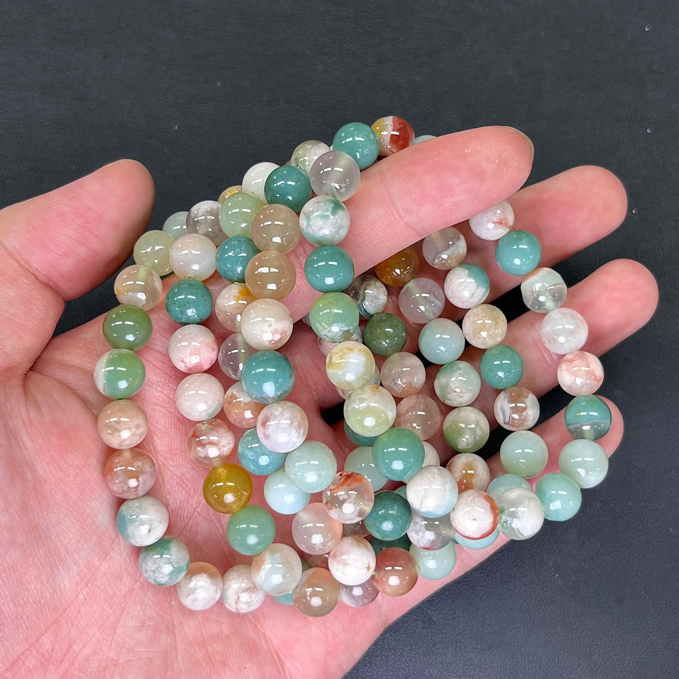 Round Bead Bracelets 8mm