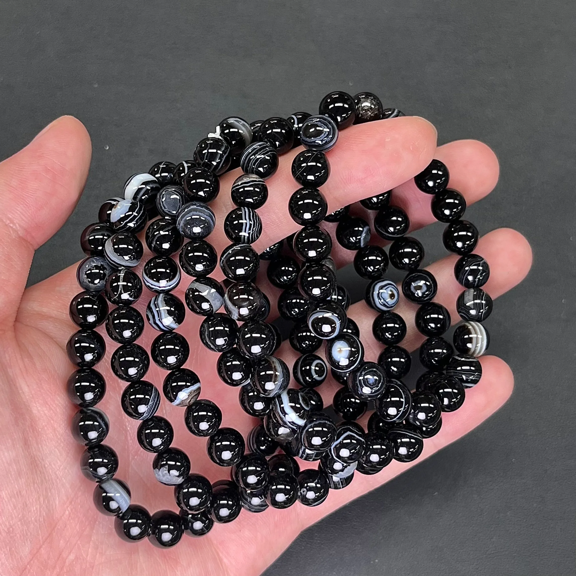 Round Bead Bracelets 8mm