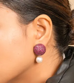 Ruby Dome | Earrings