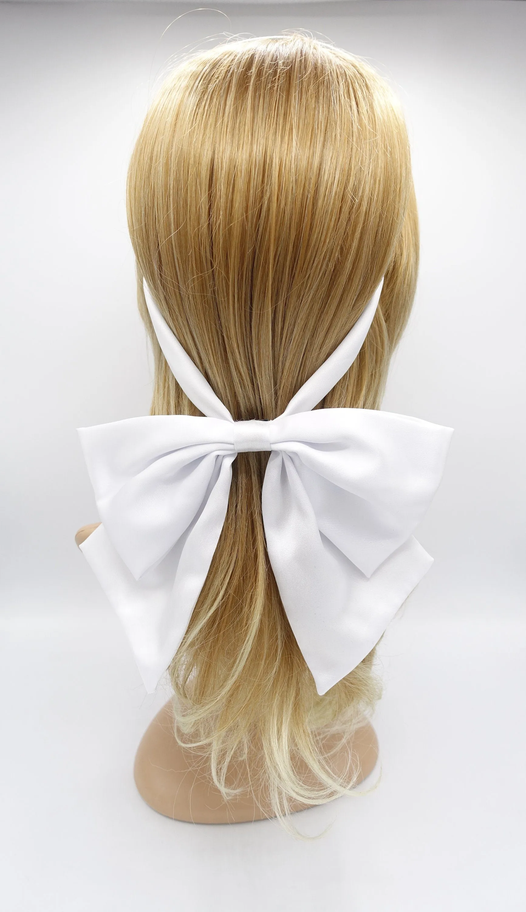 satin headband, satin hair bow, bow headband, bridal hair accessory for women