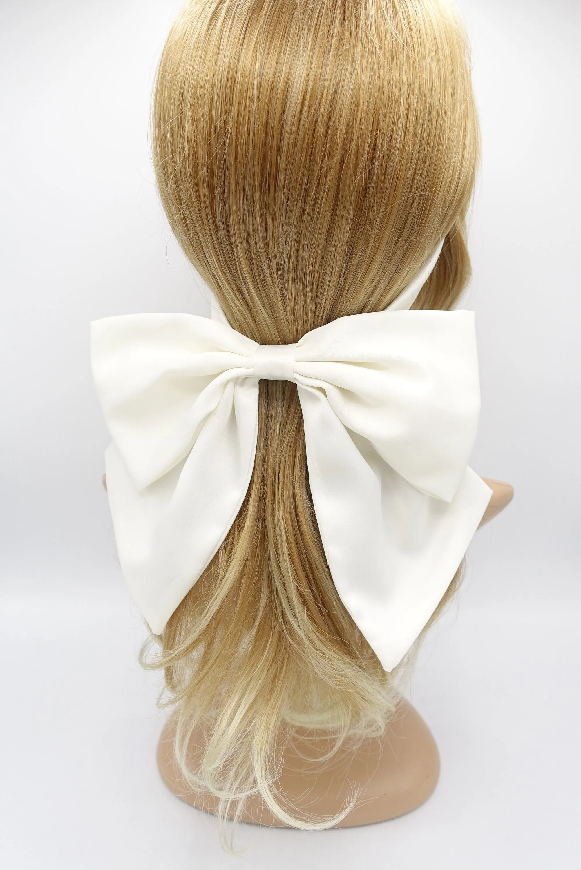 satin headband, satin hair bow, bow headband, bridal hair accessory for women