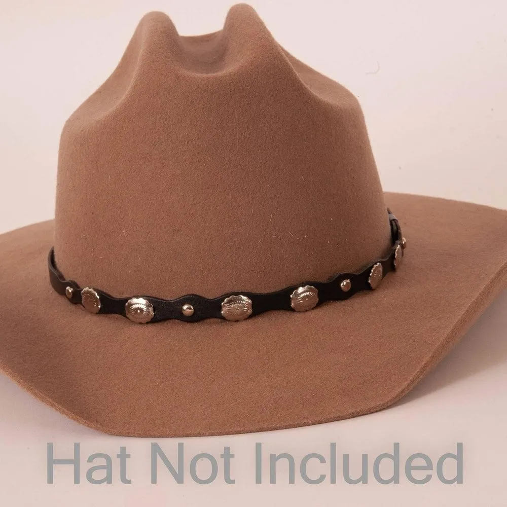 Silverton | Leather Cowboy Hat Band